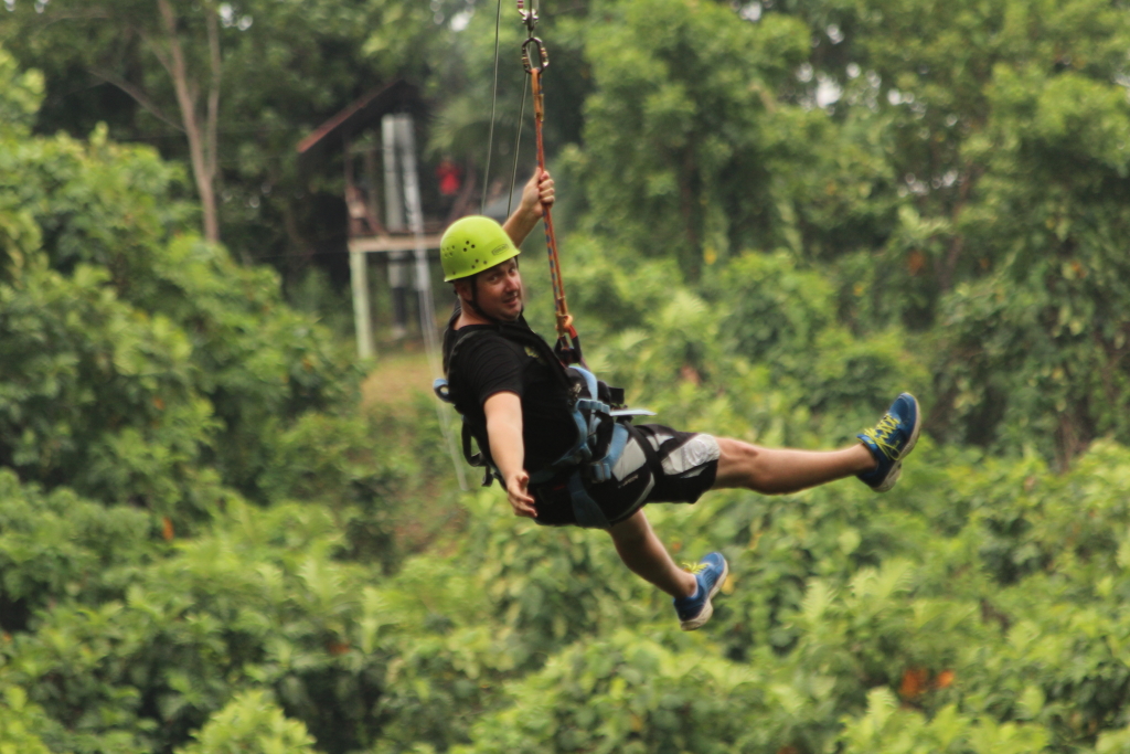 Ziplining in Davao